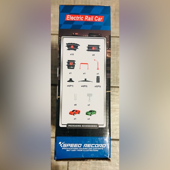 Electric Rail Car Race Track Set NIB - Picture 7 of 8